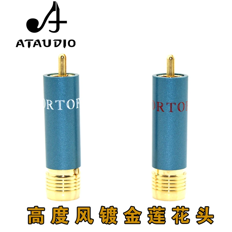 4 шт./лот ATAUDIO позолоченный Hi Fi RCA разъем end справка 8NX разъемы|connector rca|connector tconnector plug