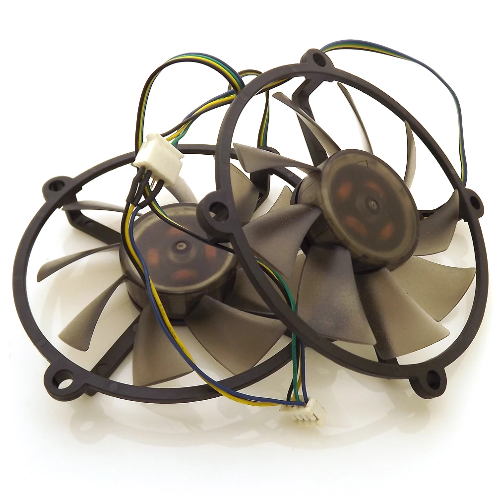 Free Shipping 2pcs/lot PLA08015B12HH 12V 0.35A 85mm GTS250 GT430 GTS450 Graphics Card Cooling Fan 4Wire 4Pin | Компьютеры и офис
