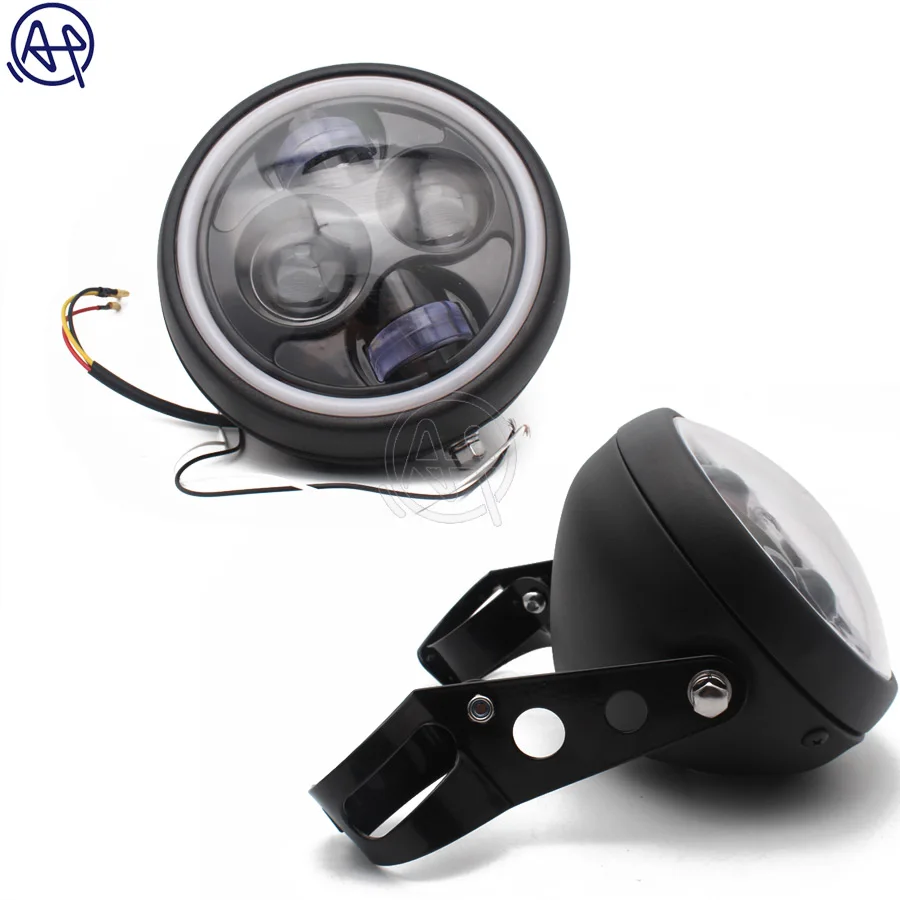 6 3 дюйма ретро винтажный мотоциклетный светодиодный Ангел света привет/низкая