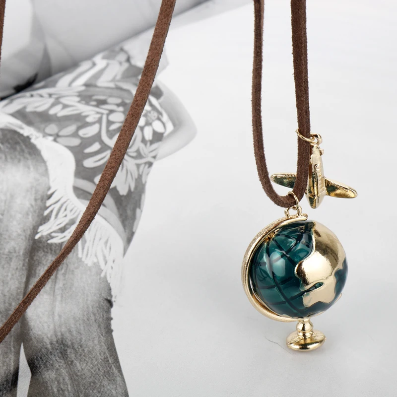 Модные ювелирные украшения dongsheng мини-кулон в виде глобуса земли самолета