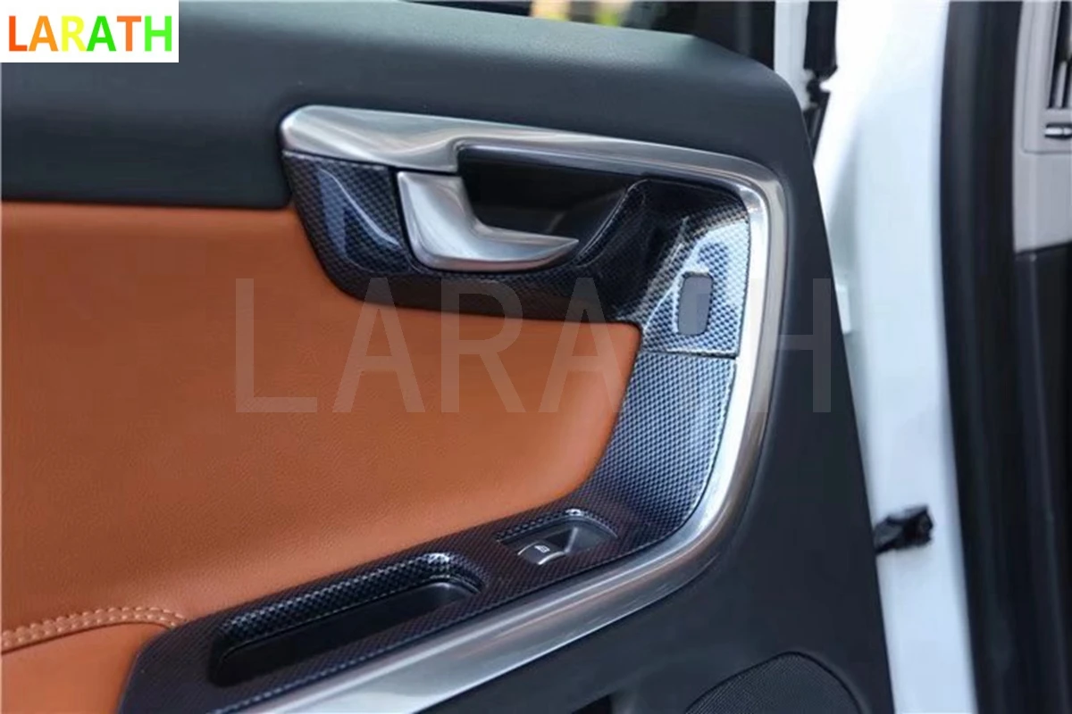 Интерьерная крышка дверной ручки для VOLVO S60 2014 2015 2016 2017 2018 внутренняя отделка