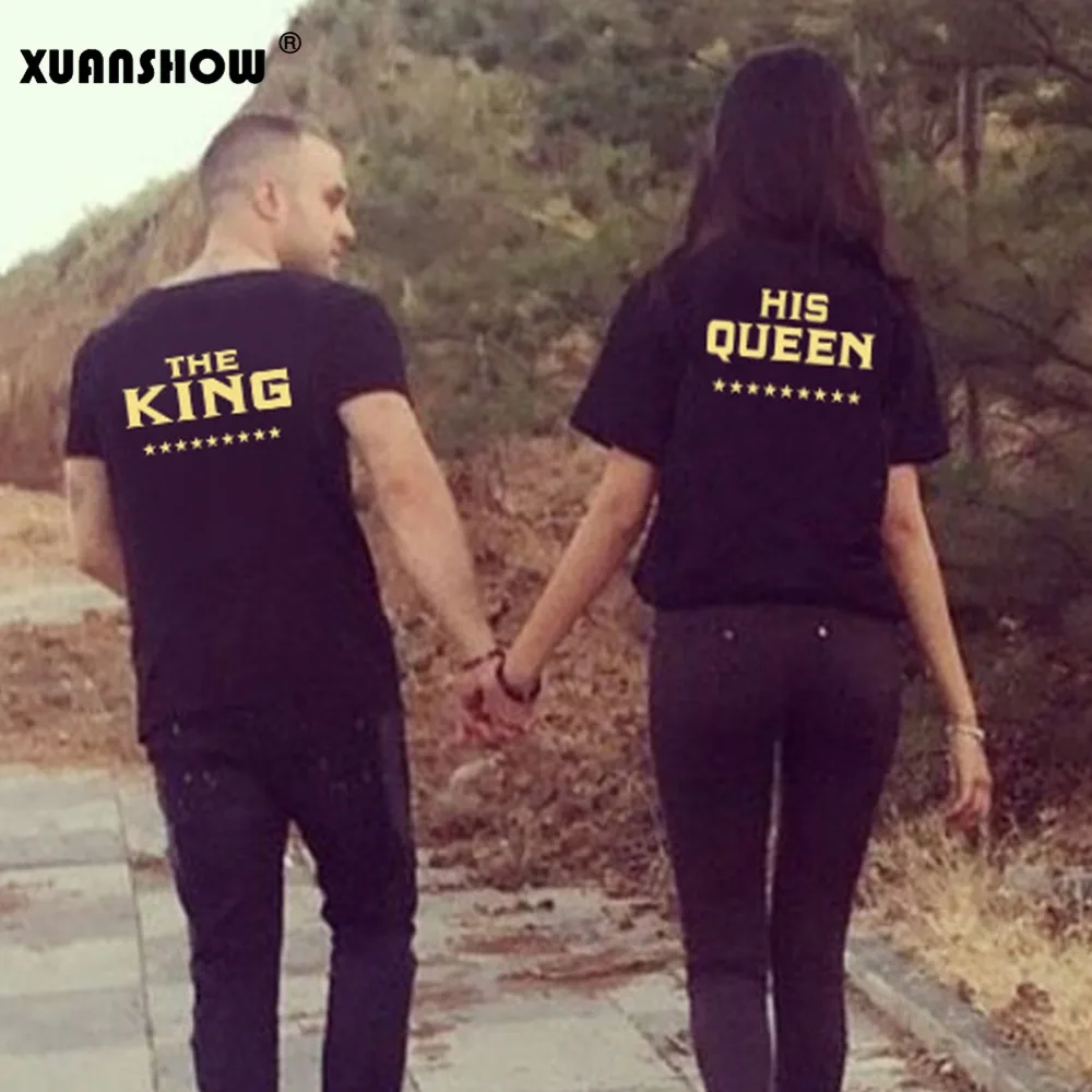 Рубашка XUANSHOW Lovers модная повседневная мужская футболка с коротким рукавом