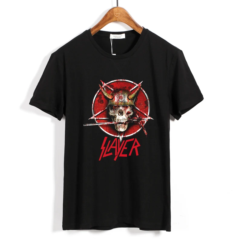 13 видов конструкций Harajuku группа SLAYER футболка в роковом стиле рубашка панк Hardrock