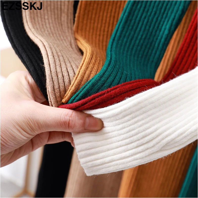 2019 тонкий женский на осень-зиму свитер длинное платье женские пикантные