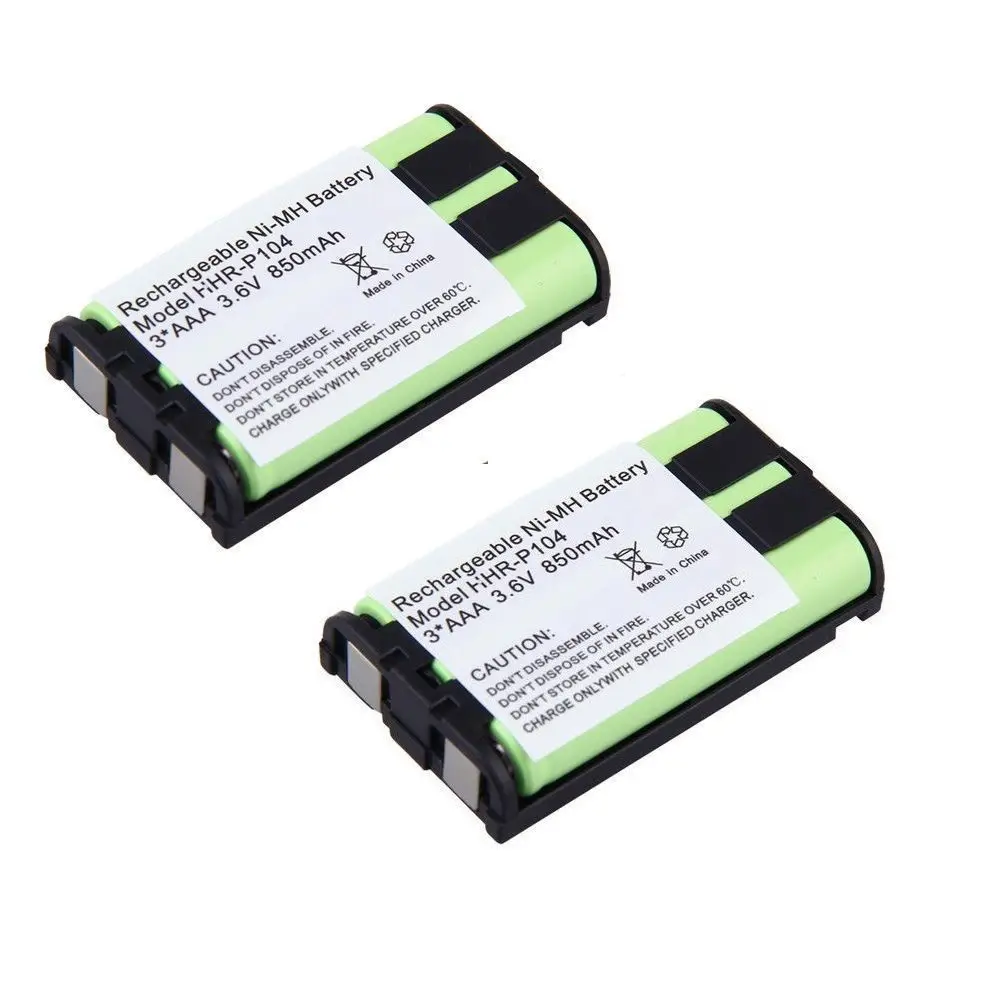 1 х 3 6 В Аккумулятор для домашнего телефона Panasonic HHR-P104 HHR-P104A/1B HHRP104 Тип 29 |