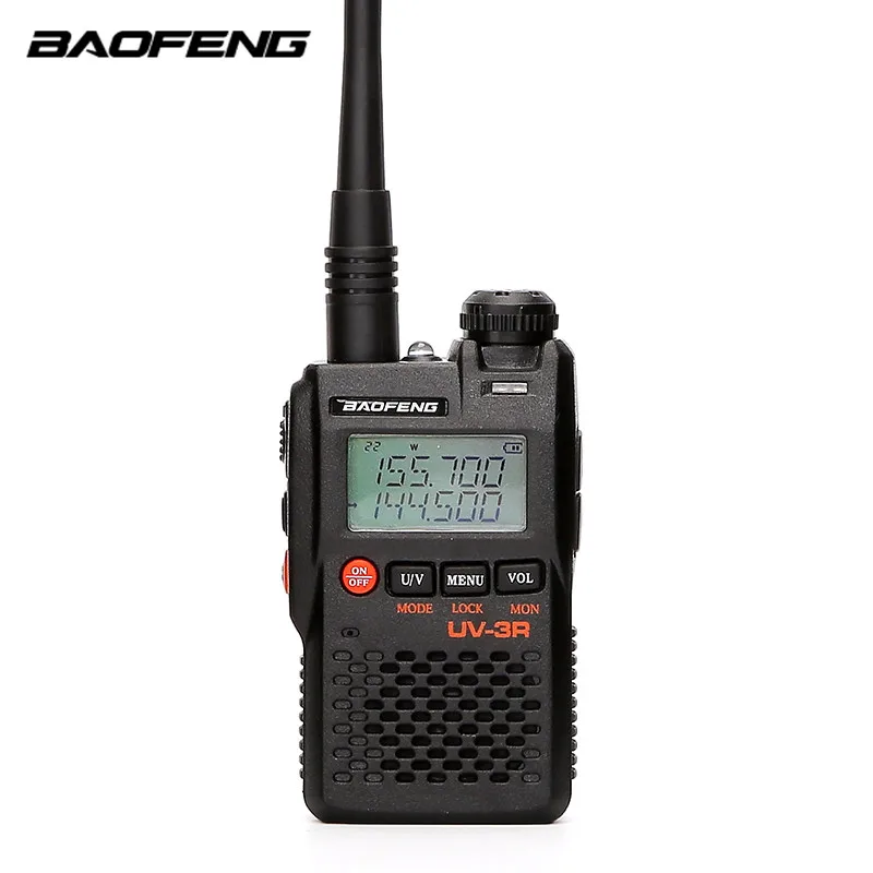 Baofeng UV 3R мини иди и болтай Walkie Talkie двухдиапазонный УКВ Портативный UV3R трансивер