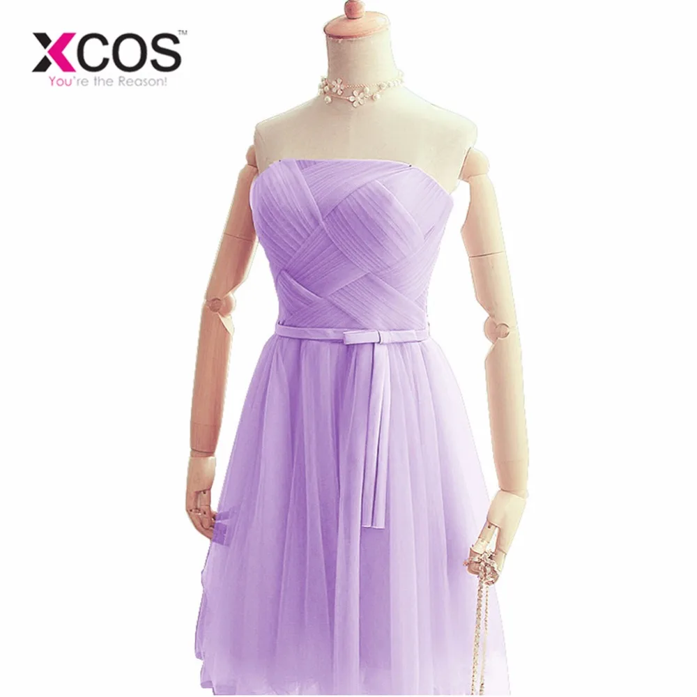 Недорогое серое выпускное платье 2018 сексуальное темно фиолетовое Короткое