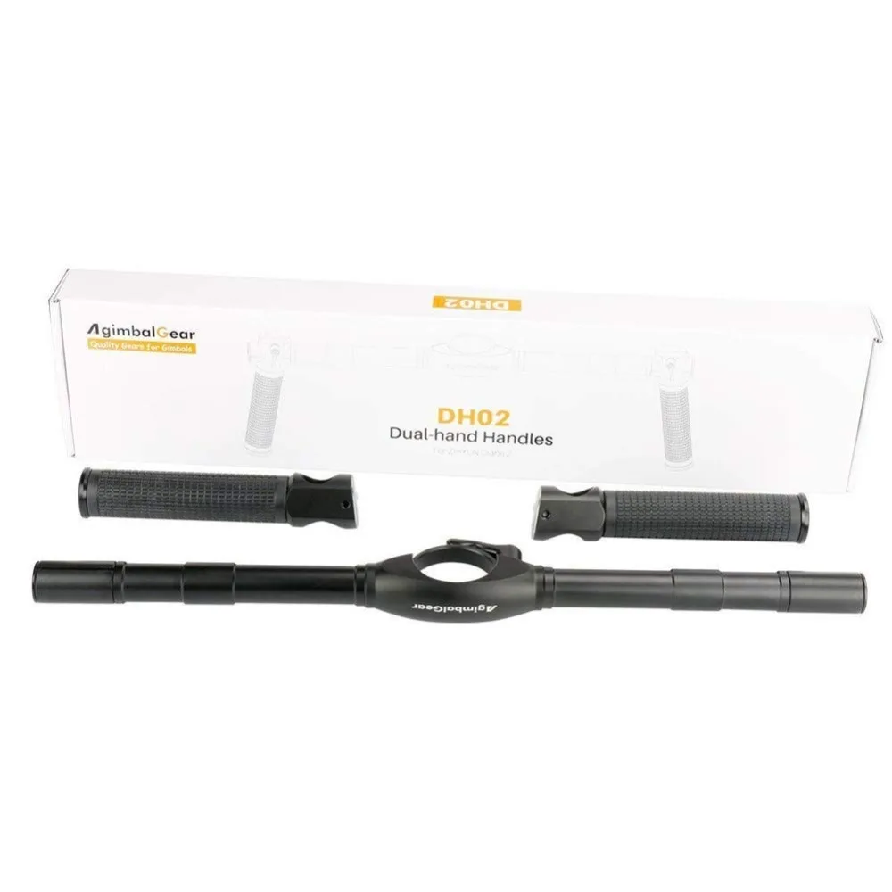 AGimbalGear DH02 двойной ручка для Zhiyun кран 2 ручной Gimbal стабилизатор|Аксессуары систем