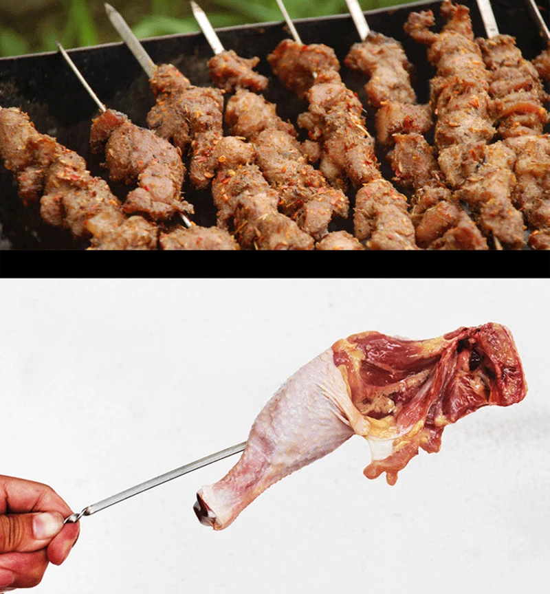 6 Осенний комплект из двух вещей Барбекю шампуры нержавеющей стали шашлык