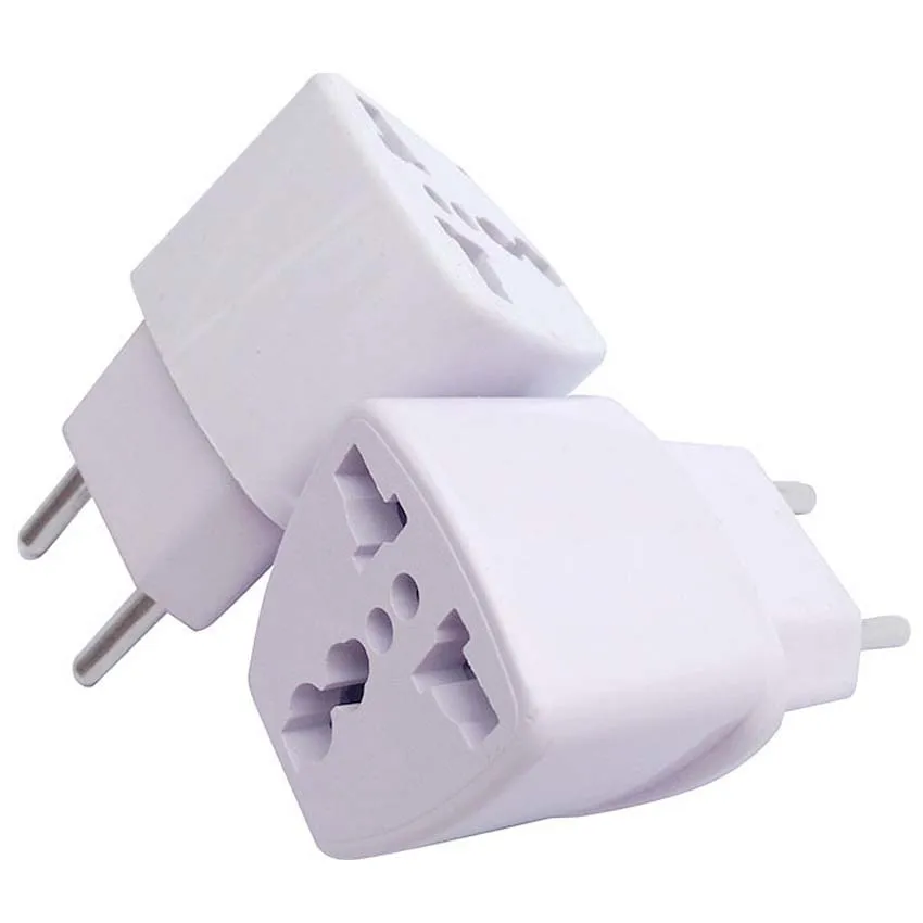 Универсальная белая вилка переменного тока для Великобритании США Австралии ЕС