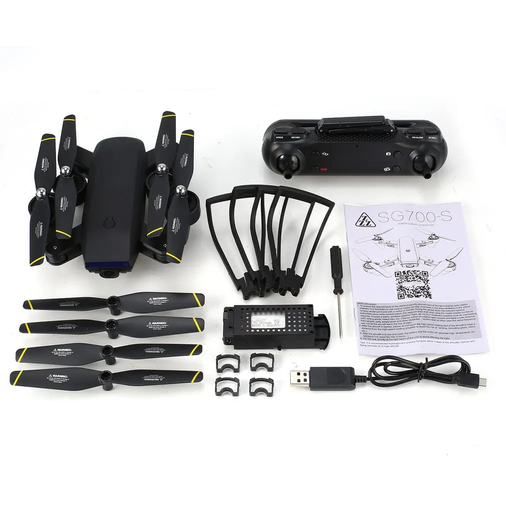 720P CAM SG700-D Складная RC игрушка Дрон с 720 P 1080 p Full HD Камера Профессиональный смарт Follow оптическим позиционированием VS S20 Дрон подарка - Цвет: 720P CAM