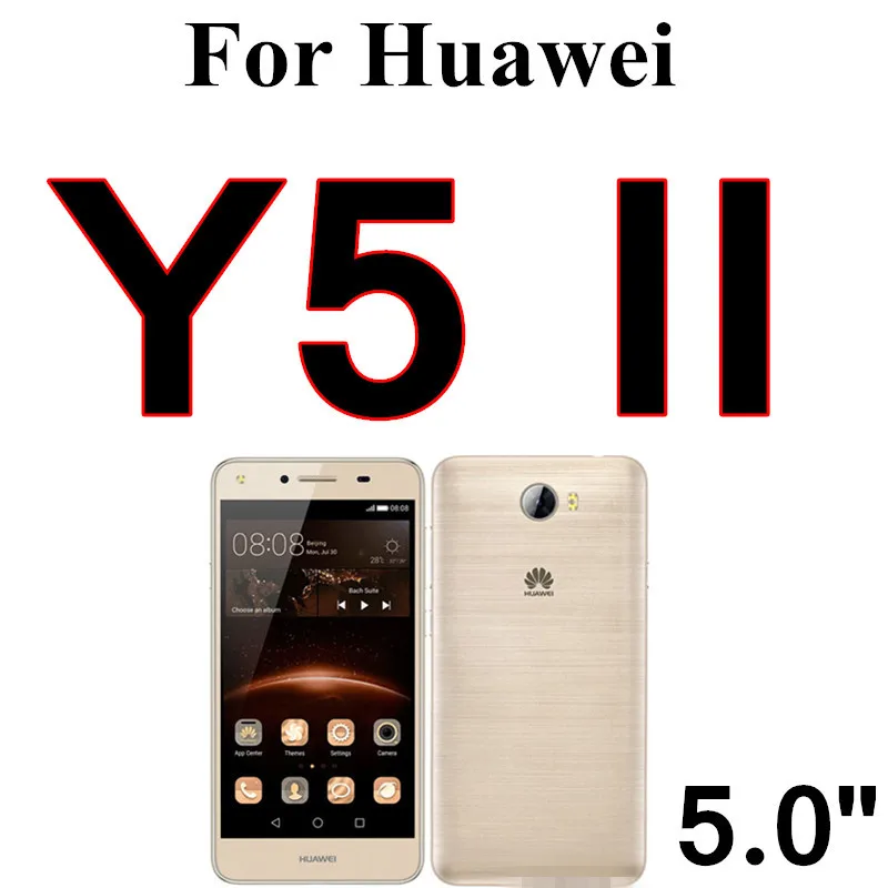 Y5 II Закаленное стекло для huawei Honor 5A LYO L21 чехол Защита экрана на Y5II Y5 ii CUN L03 L23 L33 телефон GLAS Sklo Защитная крышка Verre - Цвет: Y5 II