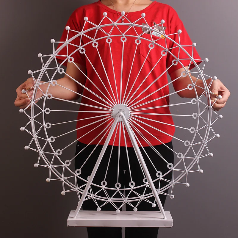 Винтажное Кованое большое колесо обозрения украшения статуэтки подарок на день