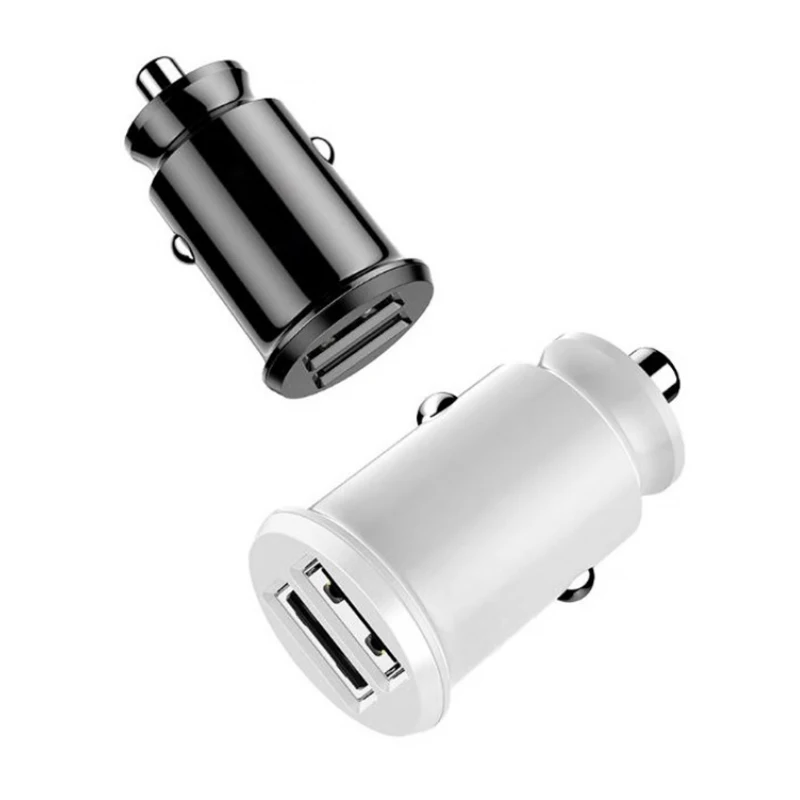 ! ACCEZZ 3.1A Мини Автомобильное зарядное устройство с двумя портами USB быстрая