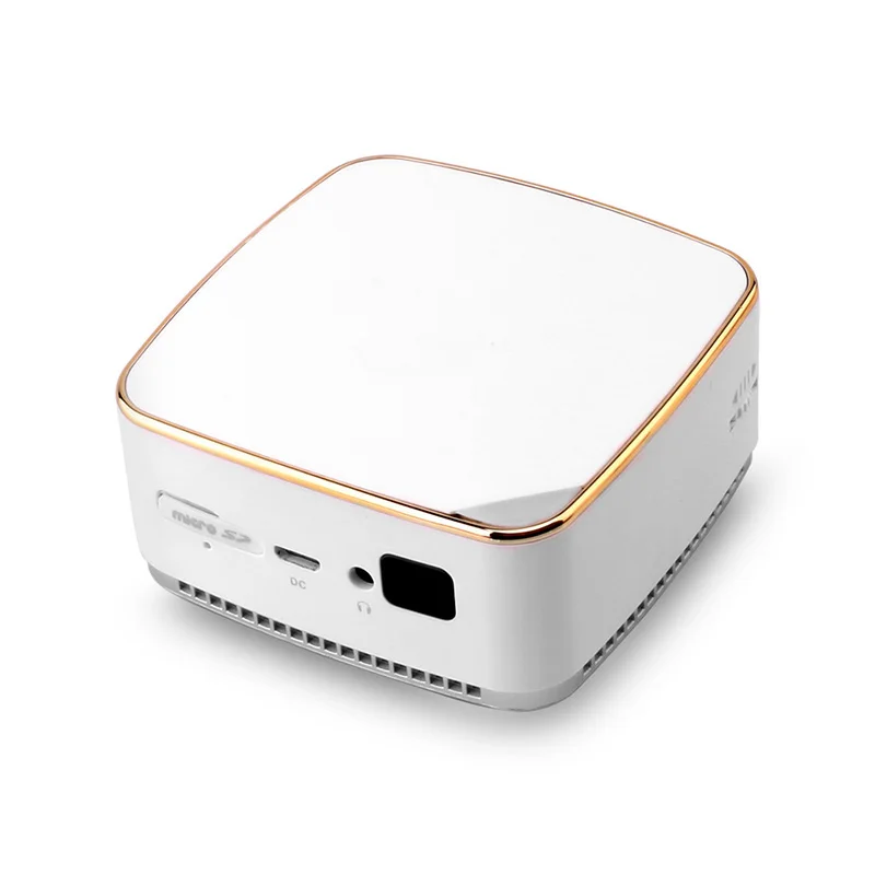 Звук Шарм мини проектор Android 5.1 Пико DLP Портативный Проектор Wi Fi AirPlay Miracast зеркало