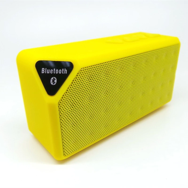 Bluetooth Колонка M & J X3 Беспроводная портативная музыкальная звуковая колонка TF USB FM