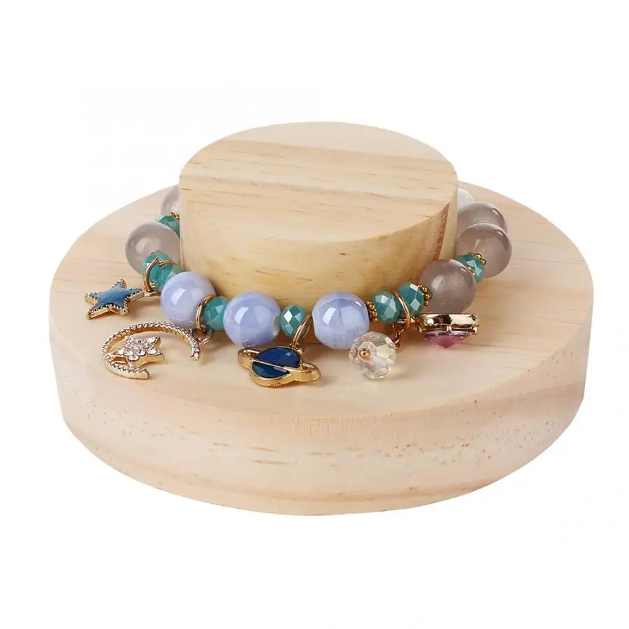 Деревянный простой держатель для ювелирных изделий подвесной органайзер