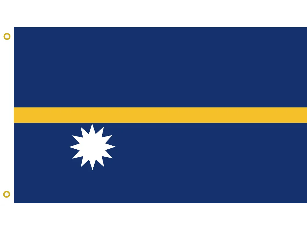 

Национальный флаг Nauru 90*150 см/60*90 см/40*60 см/15*21 см 3x5 футов Летающий флаг баннер с латунной втулкой для мероприятий офисное украшение