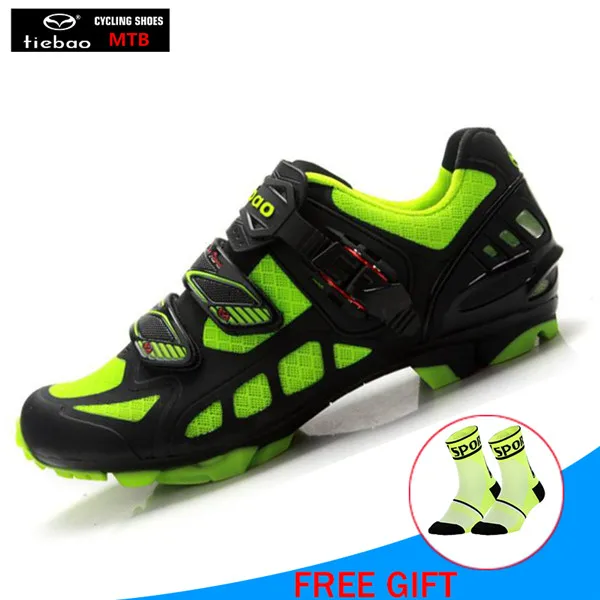 1502 green TIEBAO sapatilha ciclismo mtb обувь для горного велосипеда Мужская и женская спортивная обувь для велоспорта zapatillas deportivas mujer кроссовки суперзвезды - Цвет: 1502 green
