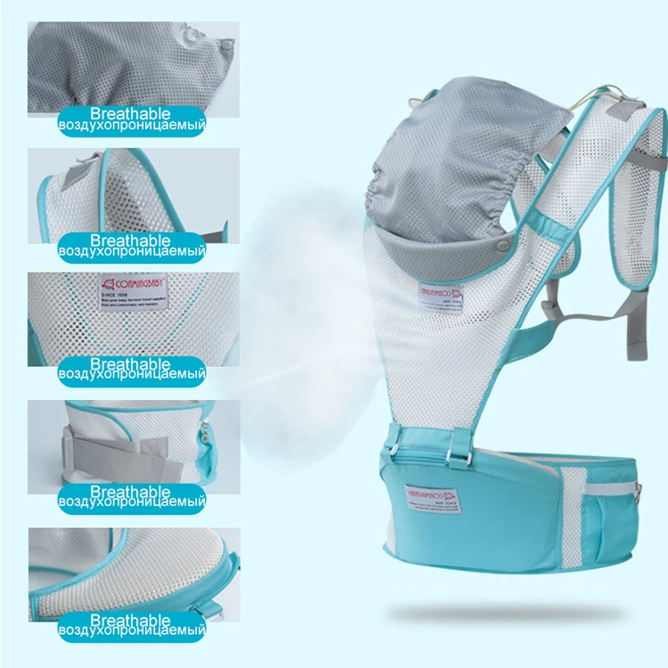 От 0 до 36 месяцев для детей до 20 кг по самой низкой цене, летние Обувь с дышащей сеткой эргономичный Хипсит для переноски детей Рюкзак-кенгуру для малышей платье на бретельках Обёрточная бумага тазобедренного сустава, ремень на пояс