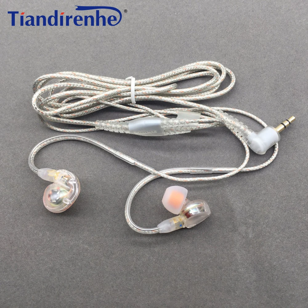 

DIY MMCX Earphone Cable for Shure SE215 SE535 SE846 UE900 Dynamic 10mm Units HIFI Customized Sport Headset for iPhone xiaomi