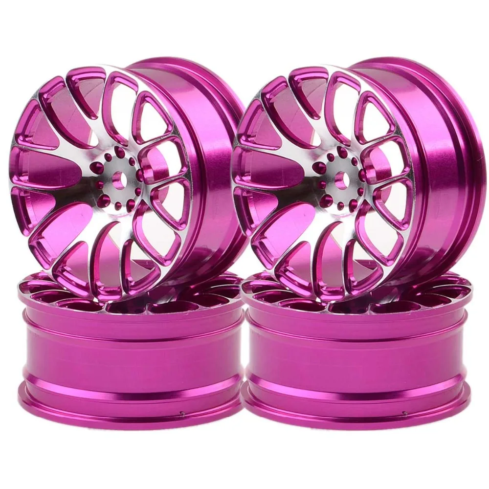 4xaluminum 7Y спицевые колеса/диски для RC 1/10 On Road 1055 Drift Sakura HSP Tamiya|rc rims|1/10 rimrc drift rims |
