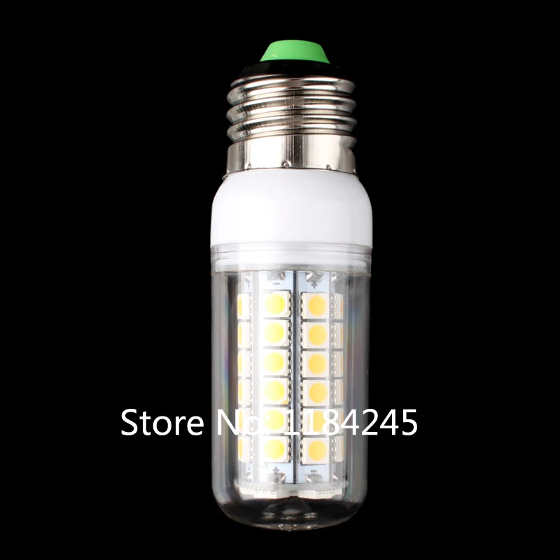 Цоколь E27 48 LED 5050 SMD 9 Вт лампочка 220 В Теплый чистый белый свет Бесплатная доставка 4