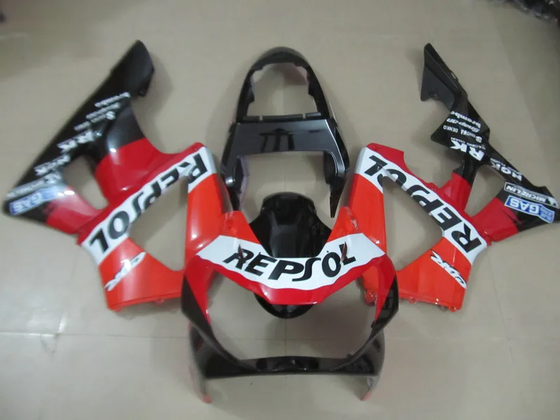 Комплект обтекателей из АБС красного и черного цвета для кузова CBR900RR 00 01 CBR900 929 2000