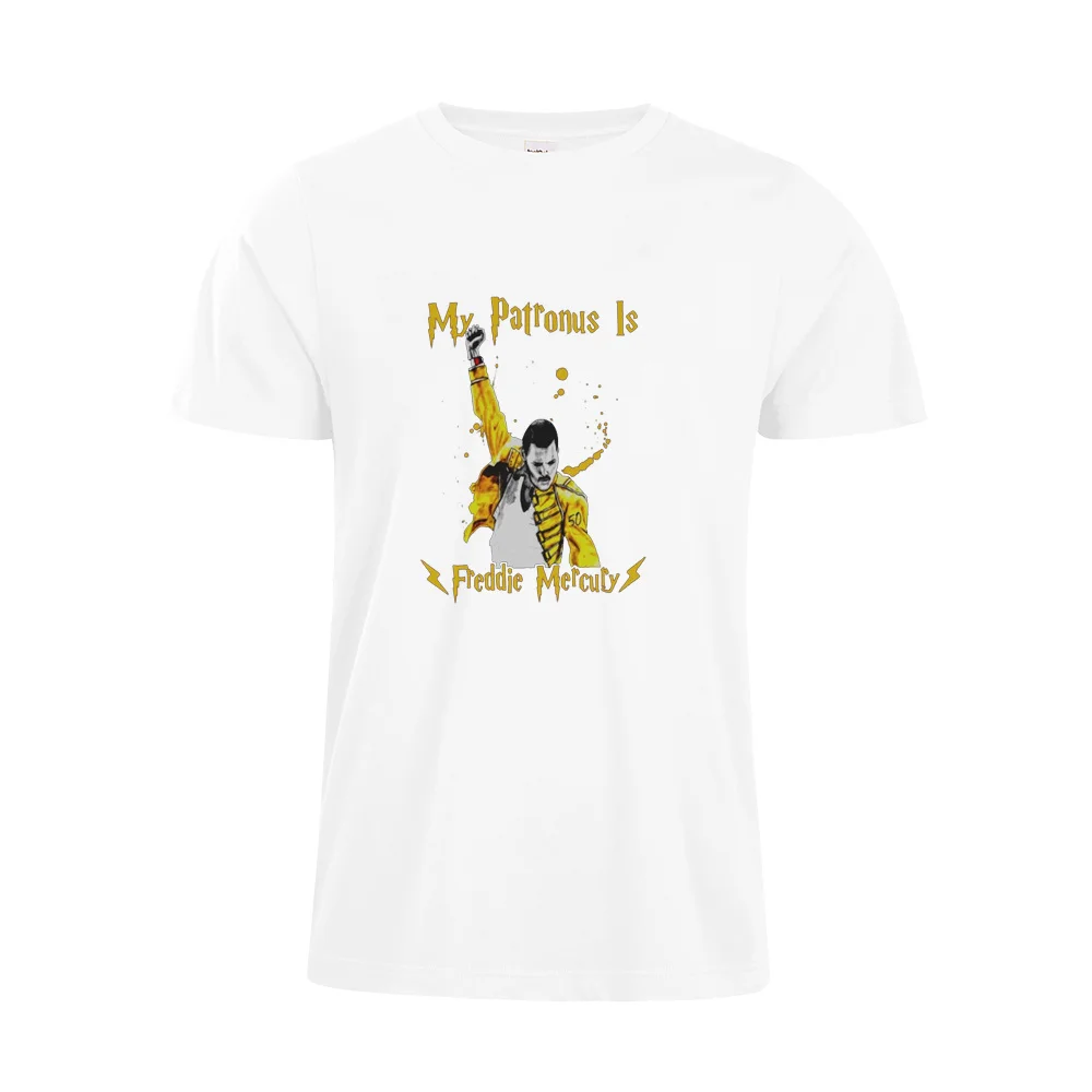 Мой патрон-это Freddie Mercury футболка хлопковые футболки унисекс | Мужская одежда
