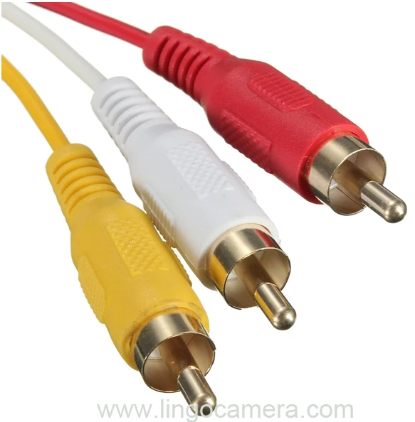 1080P 5 футов 1 м HD мультимедийный интерфейс штекер на 3 RCA кабель Видео Аудио HDTV VGA AV