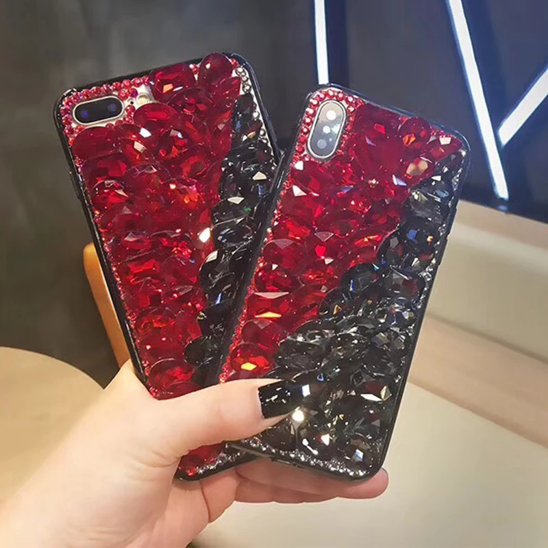 Чехол XINGDUO для мрамора iphone x блестящий двухцветный чехол со стразами 5/6/6S/7/8/7 Plus/8