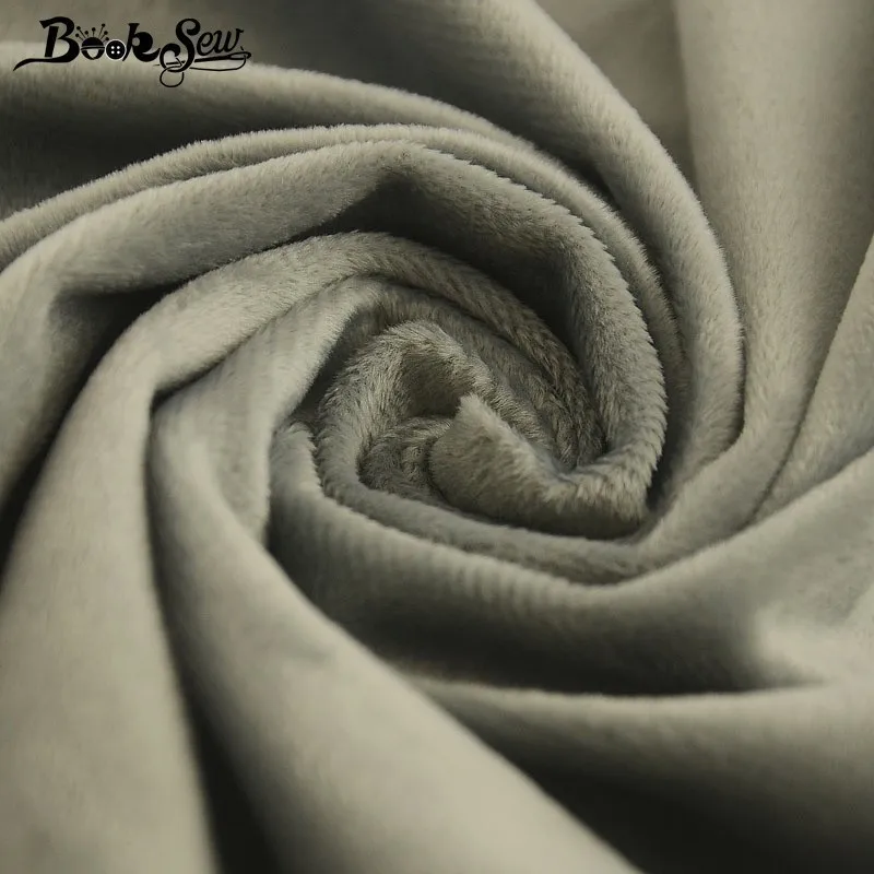 Booksew мягкие Velboa плюшевая ткань тела 50x162 см для Подушка DIY обувь игрушки куклы
