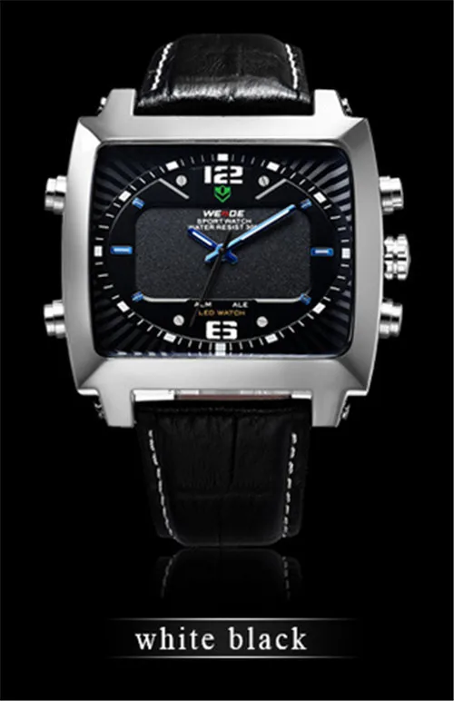 2015 Brand WEIDE 1104 Watches men Quartz wristwatch Military Dive 30m Multi-function LCD Display men's clock relogio masculino | Наручные
