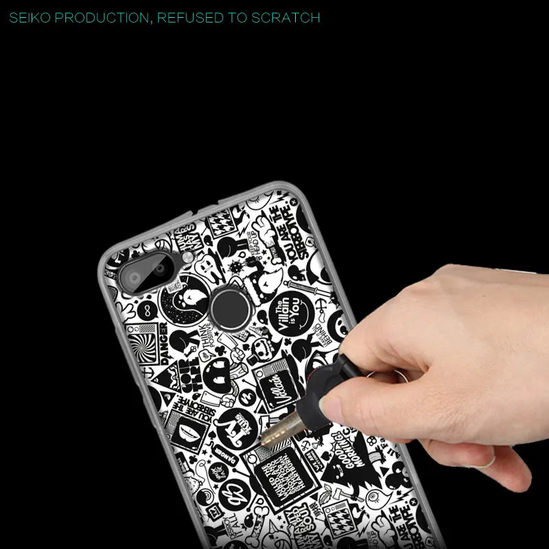 For Funda Oukitel C11 Pro Case 5.5&quot Cool Design Cartoon Printed Shell Luxury Soft Silicone Cover for Phone Cases |