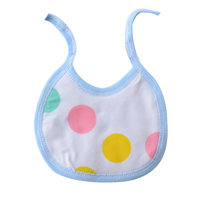 Цвет случайный Детские нагрудник с милыми рисунками для вытирания слюней