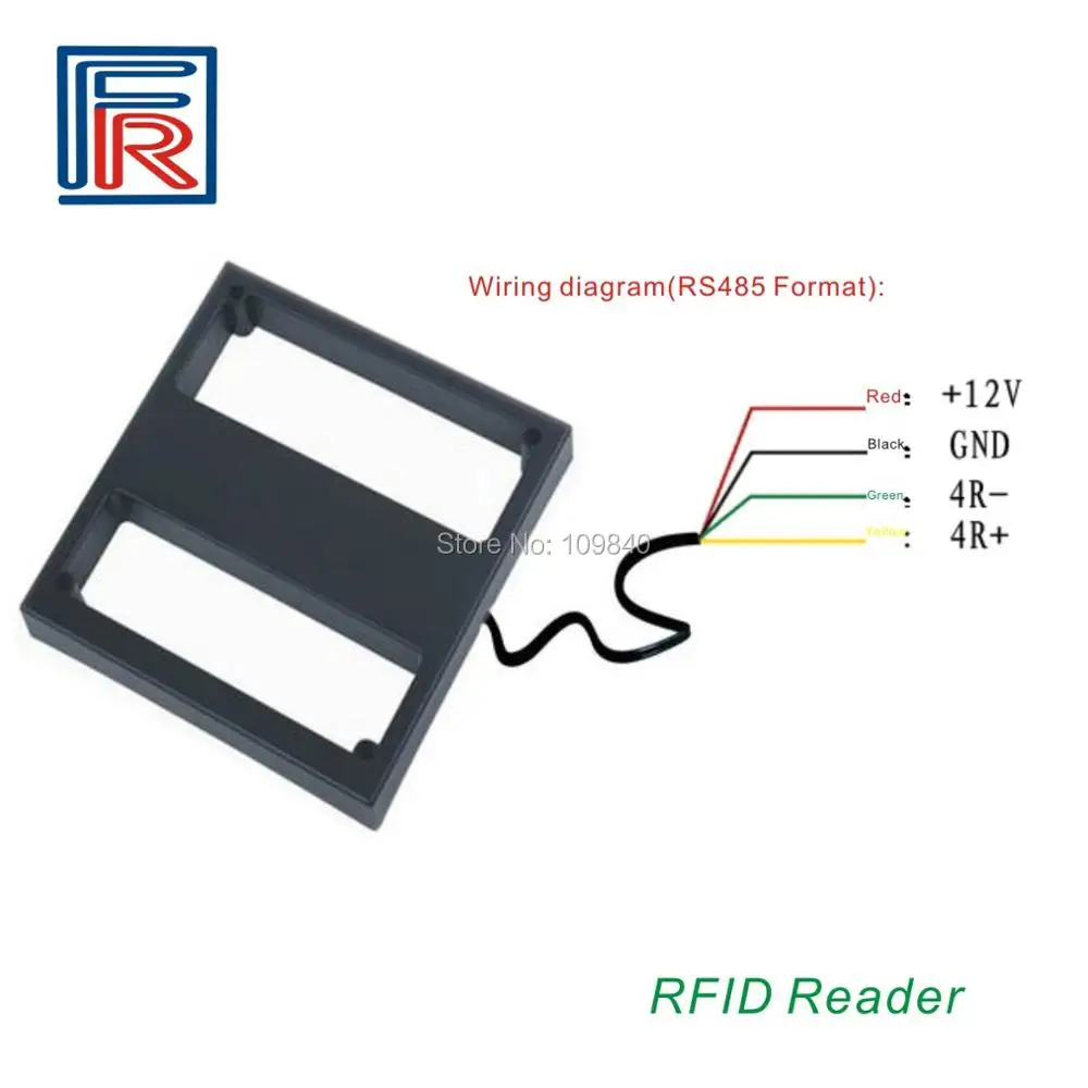 1set 125Khz 1M mid long distance range rfid reader with wiegand26 output use EM Card for car parking system | Безопасность и