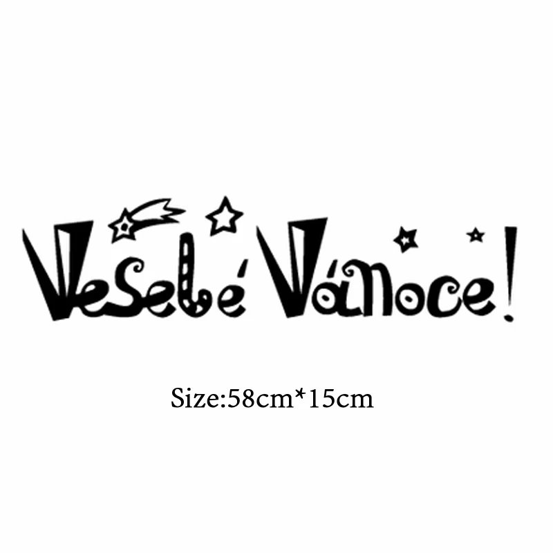 

Merry Christmas Art Wall Sticker Family Living room bedroom DIY Home Decoration PVC Wallpaper JG2029