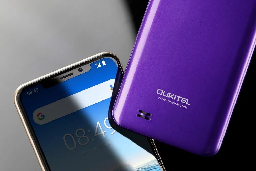 Oukitel C12 Pro 6,1" 19:9 2 Гб 16 Гб Смартфон Android 8,1 3300 мАч 8MP+ 5MP Face ID MT6739 четырехъядерный OTA отпечаток пальца мобильный телефон