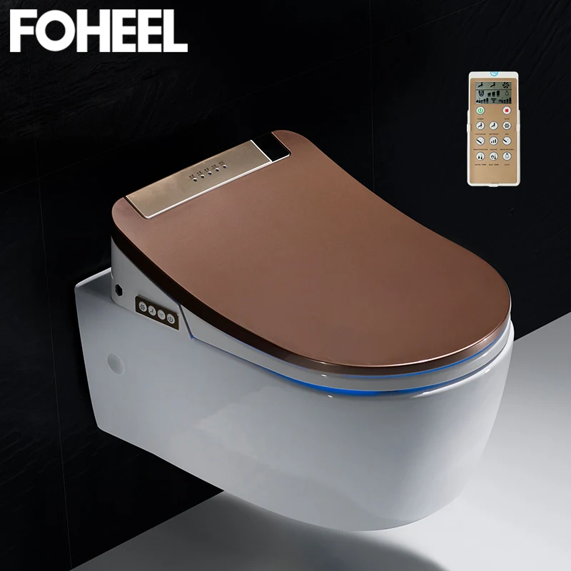 FOHEEL, высокое качество, умный чехол для унитаза, электронное биде, чистое сухое сиденье с подогревом, wc, умный светодиодный светильник, чехол для унитаза