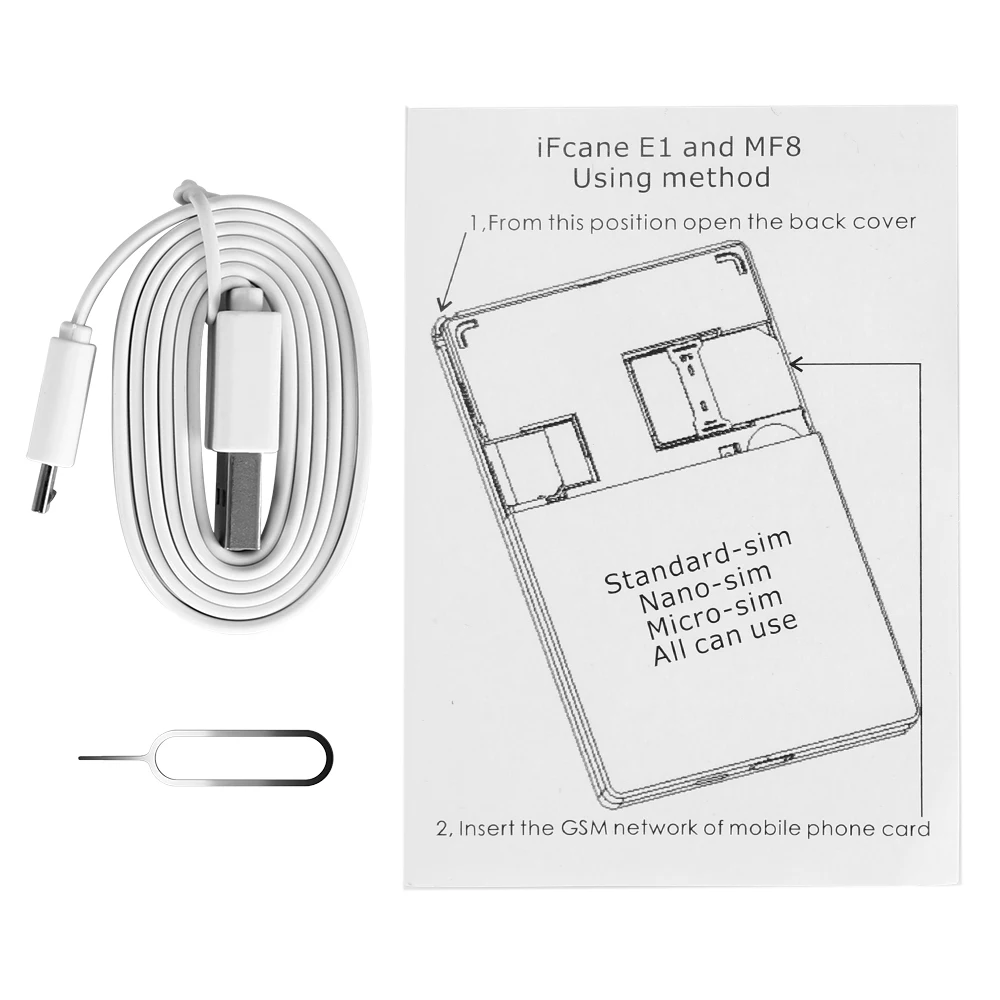 IFcane E1 четырехдиапазонный разблокированный телефон с мини-картой Bluetooth 2 0 MP3 FM