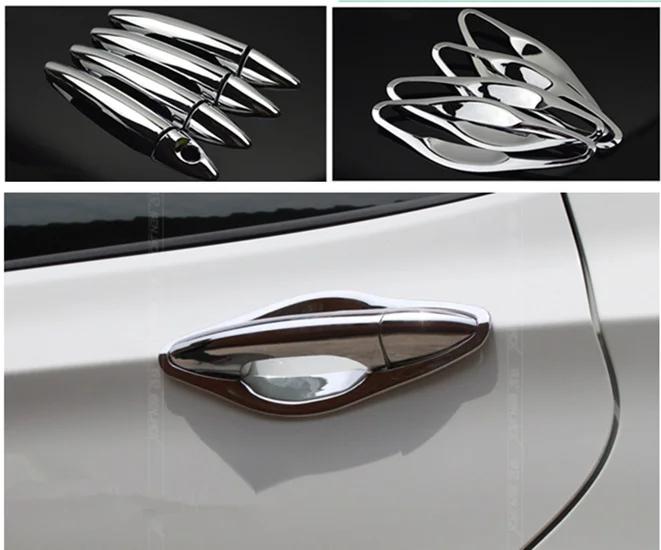 FUNDUOO для Hyundai Verna 2010 2011 2012 2013 новая хромированная Автомобильная крышка с дверными