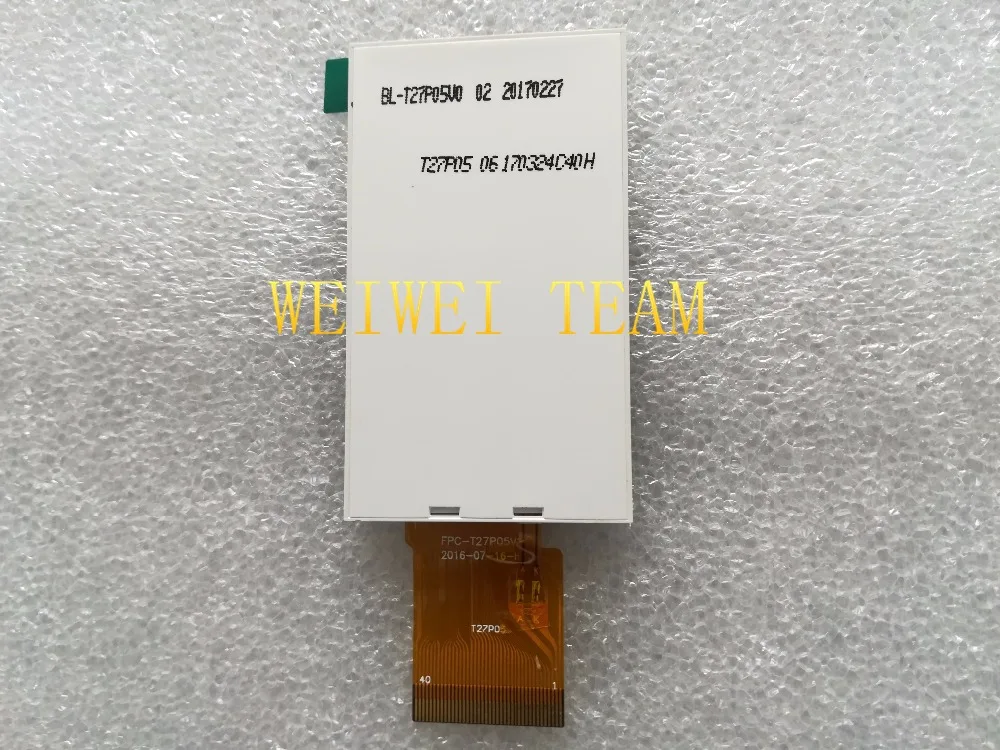 ЖК-экран wisecoco диагональю 2 7 дюйма модель T27P05 FPC-T27P05V1 проверено по одному 16:9 -