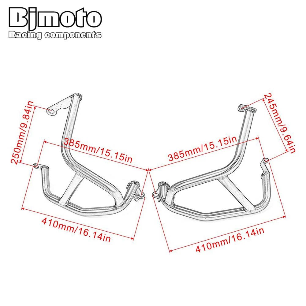 BJMOTO мотоциклетная рамка для защиты двигателя бампер Honda CB650F 2017-2018 защитные планки