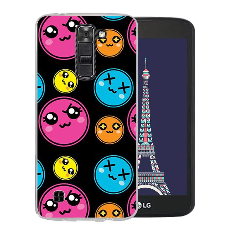 TSoft Silicone Cover Volcanic Pattern for LG K7/Tribute 5 LS675/X210 X210DS Phone Case Soft For K7 K 7 Back Covers |