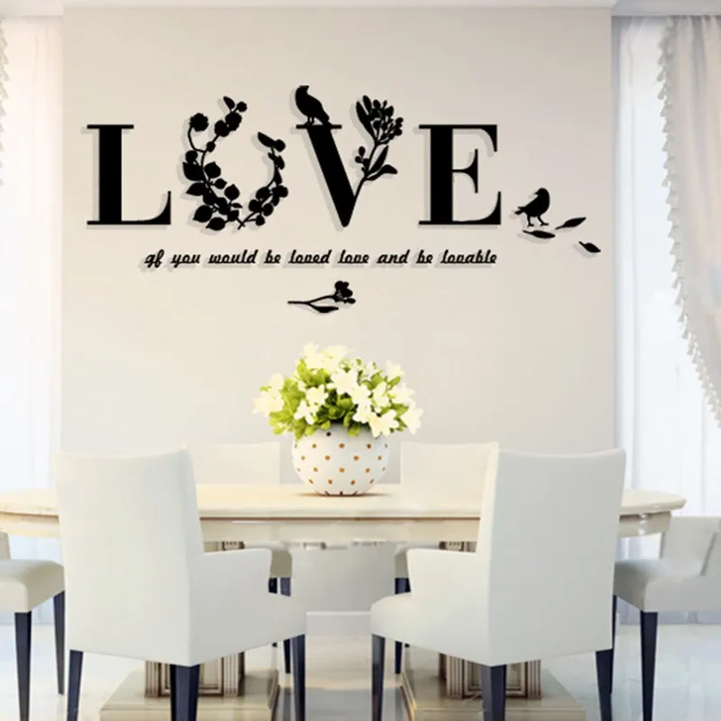 

Self-Adhesive Acrylic Solid Wall Papers Mirror Decoration Shape According to Your Own Preferences
