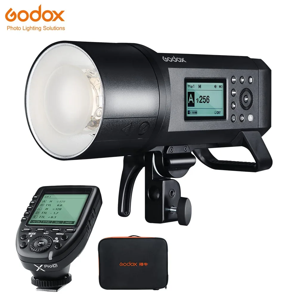Обновленный внешний стробоскопический светильник Godox AD600Pro 600Ws 2,4G беспроводной X ttl GN87 1/8000s Высокоскоростная синхронизация 360 вспышка полной мощности - Цвет: AD600PRO add Xpo-O
