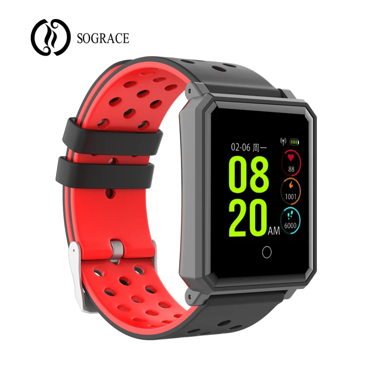 Smart Watch 1.3inch OLED Screen 200MAh Large Capacity Fitness Clock Blood Pressure IP67 Waterproof Activity Tracker Smartwatch |