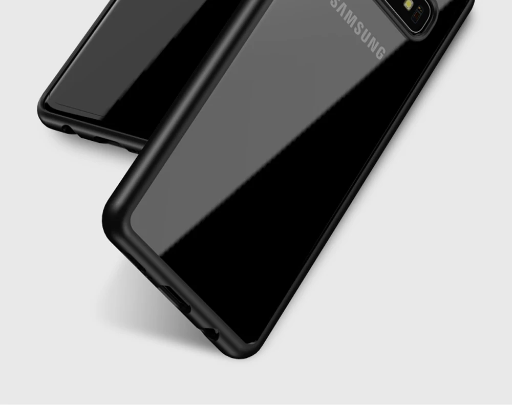 ITEUU противоударный Прозрачный чехол для samsung S10 S10 Plus S10E чехол s TPU акриловая прозрачная задняя крышка для samsung S10 S10PLUS S10E
