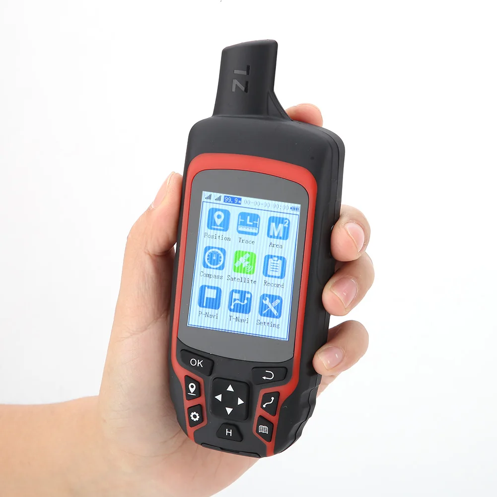 A6 Handheld GPS Receiver Navigation Outdoor Travel Locator Finder USB Rechargeable With Compass AC110V US Plug|Искатели
