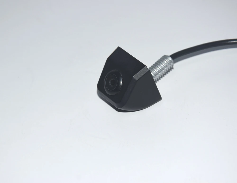 Бесплатная доставка Универсальная задняя камера заднего вида автомобиля HD CCD Черный металлический корпус водонепроницаемая парковка ночного видения Акция на.